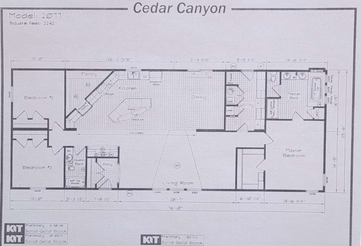 Cedar Canyon 2077 from Solid Gold Homes Solid Gold Homes